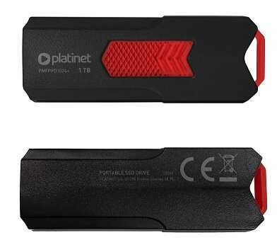 PLATINET přenosný SSD disk USB 3.2 R/W UP TO 400MB/s 1TB černá PLATINET přenosný SSD disk USB 3.2 R/W UP TO 400MB/s 1TB černá