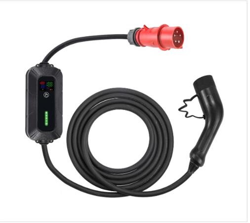 PLATINET přenosná nabíječka do automobilů, 3 fáze, 85-400 VAC, 8A/10A/13A/16A, 22 kW, Plug&Play, 5m PLATINET přenosná nabíječka do automobilů, 3 fáze, 85-400 VAC, 8A/10A/13A/16A, 22 kW, Plug&Play, 5m
