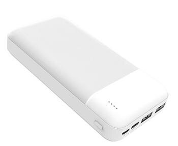 PLATINET POWER BANK 20000mAh Polymer ABS Texture White PLATINET POWER BANK 20000mAh Polymer ABS Texture White