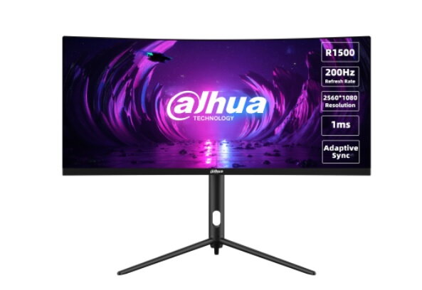 Dahua monitor LM30-E330CA curved 30" VA/2560x1080/1ms/250nits/3000:1/200Hz/2xDP/2xHDMI/Heigh Adj./Tilt/Swivel/černý Dahua monitor LM30-E330CA curved 30" VA/2560x1080/1ms/250nits/3000:1/200Hz/2xDP/2xHDMI/Heigh Adj./Tilt/Swivel/černý