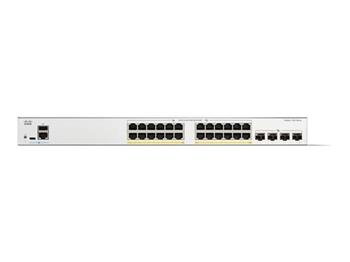 Cisco Catalyst switch C1300-24P-4X (24xGbE,4xSFP+,24xPoE+,195W,fanless) - REFRESH Cisco Catalyst switch C1300-24P-4X (24xGbE,4xSFP+,24xPoE+,195W,fanless) - REFRESH