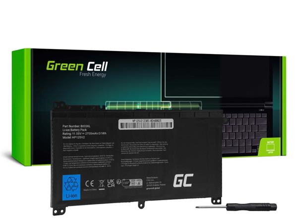 Green Cell Battery BI03XL ON03XL for HP Pavilion x360 13-U 13-U000 13-U100 Stream 14-AX 14-AX000 Green Cell Battery BI03XL ON03XL for HP Pavilion x360 13-U 13-U000 13-U100 Stream 14-AX 14-AX000