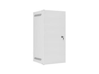 LANBERG RACKOVÁ SKŘÍŇ 10" NÁSTĚNNÁ 12U/280X310 PRO VLASTNÍ MONTÁŽ S KOVOVÝMI DVEŘMI ŠEDÁ  (PLOCHÉ BALENÍ)
