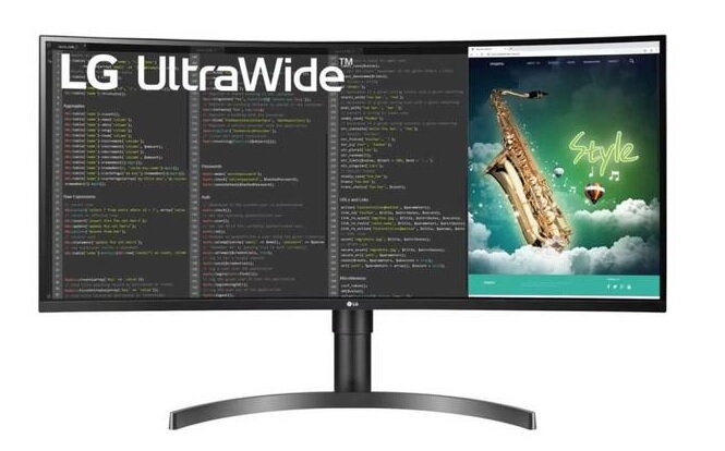 LG 35WN75CP-B curved 35" VA 21:9 3440x1440/300cd/5ms/2500:1/HDR10/FreeSync/2xHDMI/DP3x/USB/repro/Tilt/Heigh/VESA