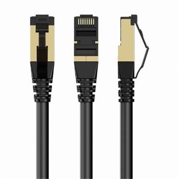 GEMBIRD Patch kabel S/FTP Cat. 8 LSZH patch cord, černý, 7,5 m GEMBIRD Patch kabel S/FTP Cat. 8 LSZH patch cord, černý, 7,5 m