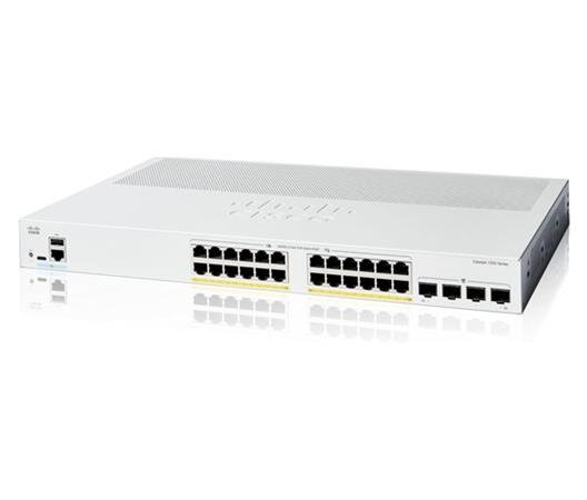 Cisco Catalyst switch C1200-24P-4G (24xGbE,4xSFP,24xPoE+,195W,fanless) - REFRESH Cisco Catalyst switch C1200-24P-4G (24xGbE,4xSFP,24xPoE+,195W,fanless) - REFRESH