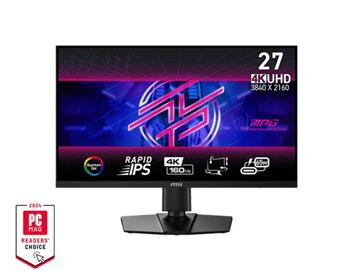 MSI Gaming monitor MPG 274URF QD 27" Rapid IPS/3840x2160 UHD/160Hz/0,5ms/2xHDMI/DP/USB-A,B,C/Výšk.nast./Pivot/černá MSI Gaming monitor MPG 274URF QD 27" Rapid IPS/3840x2160 UHD/160Hz/0,5ms/2xHDMI/DP/USB-A,B,C/Výšk.nast./Pivot/černá