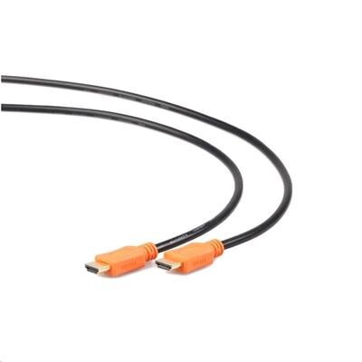 GEMBIRD Kabel HDMI-HDMI 1,8m, 1.4, M/M stíněný, zlacené kontakty, CCS, ethernet, černý GEMBIRD Kabel HDMI-HDMI 1,8m, 1.4, M/M stíněný, zlacené kontakty, CCS, ethernet, černý