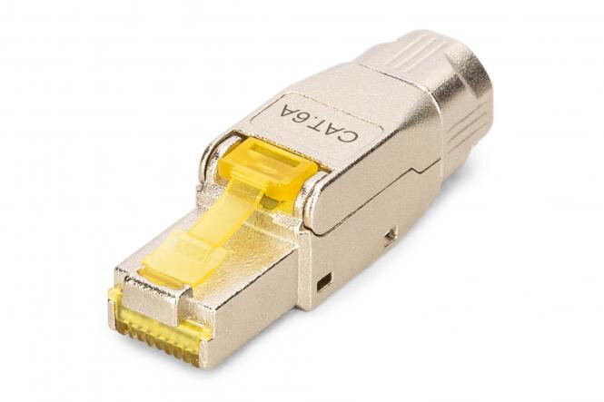 Digitus CAT 6A beznástrojový konektor, AWG 22-27, podporuje až 4PPoE, IEEE802.3bt Digitus CAT 6A beznástrojový konektor, AWG 22-27, podporuje až 4PPoE, IEEE802.3bt