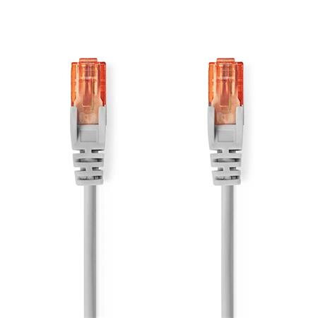 Nedis CCGL85230GY50 - Síťový Kabel CAT6 | RJ45 Zástrčka | RJ45 Zástrčka | U/UTP | 5.00 m | Kulatý | PVC | Šedá | Label Nedis CCGL85230GY50 - Síťový Kabel CAT6 | RJ45 Zástrčka | RJ45 Zástrčka | U/UTP | 5.00 m | Kulatý | PVC | Šedá | Label