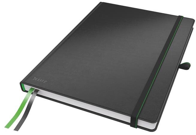 LEITZ Zápisník Complete, A4, linka, černá LEITZ Zápisník Complete, A4, linka, černá