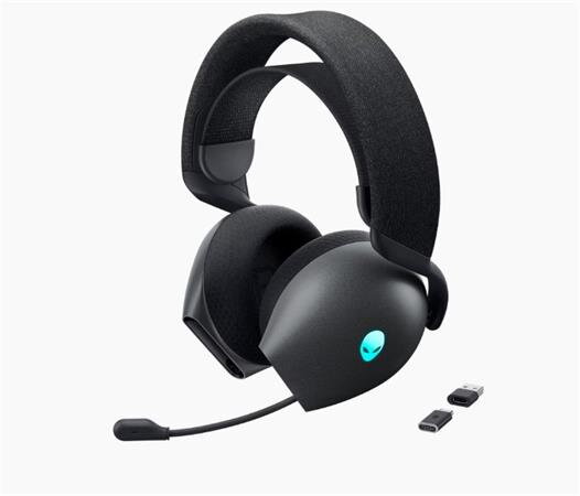 Alienware Tri-Mode Wireless Gaming Headset - AW725H (Dark Side of the Moon) Alienware Tri-Mode Wireless Gaming Headset - AW725H (Dark Side of the Moon)