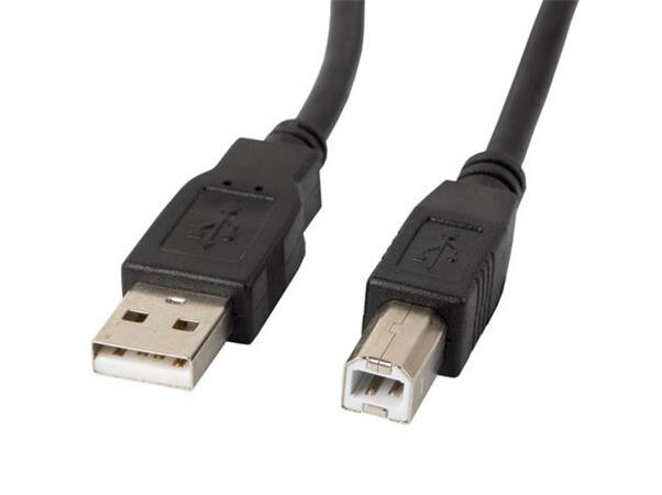 LANBERG USB-A(M)->USB-B(M) 2.0 KABEL 1M ČERNÝ FERITOVÝ LANBERG USB-A(M)->USB-B(M) 2.0 KABEL 1M ČERNÝ FERITOVÝ