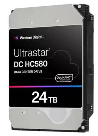 Ultrastar HDD 24TB (WUH722424ALE6L4) DC HC580 3.5in 26.1MM 512MB 7200RPM SATA 512E SE Ultrastar HDD 24TB (WUH722424ALE6L4) DC HC580 3.5in 26.1MM 512MB 7200RPM SATA 512E SE