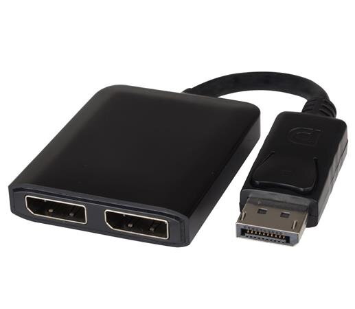 PremiumCord adaptér DisplayPort - 2x DisplayPort, MST,rozšíření+zrcadlení+2 obrazy, 4K*2K PremiumCord adaptér DisplayPort - 2x DisplayPort, MST,rozšíření+zrcadlení+2 obrazy, 4K*2K