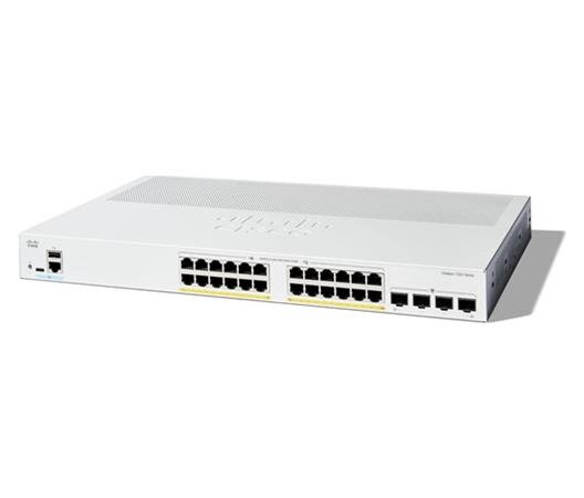 Cisco Catalyst switch C1300-24FP-4G (24xGbE,4xSFP,24xPoE+,375W) - REFRESH Cisco Catalyst switch C1300-24FP-4G (24xGbE,4xSFP,24xPoE+,375W) - REFRESH