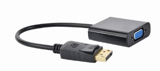 GEMBIRD red. Displayport na VGA, M/F, černá GEMBIRD red. Displayport na VGA, M/F, černá