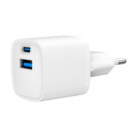 Gembird USB nabíječka, 2x port, 20W, rychlé nabíjení, bílá Gembird USB nabíječka, 2x port, 20W, rychlé nabíjení, bílá