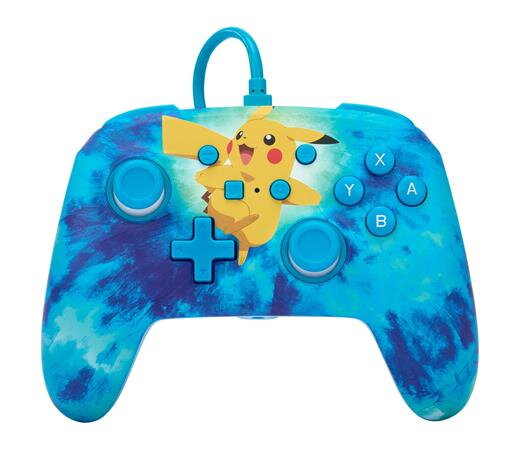 PowerA Enhanced Wired Controller for Nintendo Switch - Tie Dye Pikachu PowerA Enhanced Wired Controller for Nintendo Switch - Tie Dye Pikachu