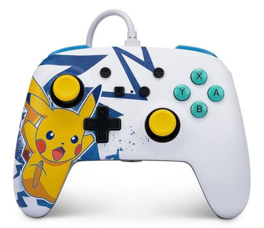 PowerA Enhanced Wired Controller for Nintendo Switch - Pikachu High Voltage PowerA Enhanced Wired Controller for Nintendo Switch - Pikachu High Voltage