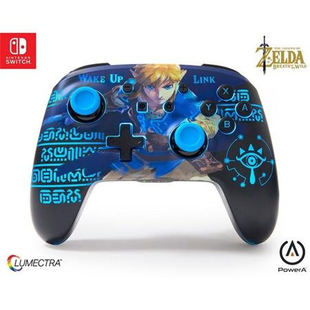 PowerA Vylepšený bezdrátový ovladač pro Nintendo s technologií Lumectra - The Legend of Zelda - Wake Up Link PowerA Vylepšený bezdrátový ovladač pro Nintendo s technologií Lumectra - The Legend of Zelda - Wake Up Link
