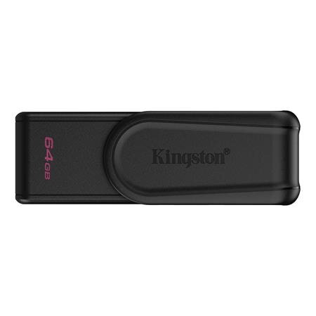 KINGSTON 64GB Portable USB 3.2 Gen 1 DataTraveler Exodia S (Black/Black) KINGSTON 64GB Portable USB 3.2 Gen 1 DataTraveler Exodia S (Black/Black)