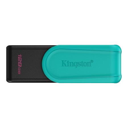 KINGSTON 128GB Portable USB 3.2 Gen 1 DataTraveler Exodia S (Black/Turquoise) KINGSTON 128GB Portable USB 3.2 Gen 1 DataTraveler Exodia S (Black/Turquoise)