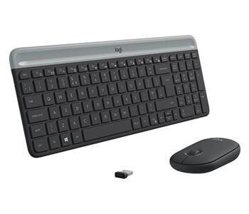 Logitech klávesnice s myší Wireless Combo Slim MK470 US - grafit Logitech klávesnice s myší Wireless Combo Slim MK470 US - grafit