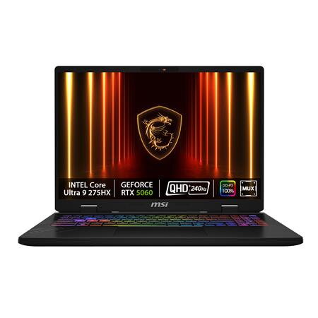 MSI Crosshair 16 HX AI D2XWFKG-063CZ/Core Ultra 9 275HX/32GB/1TB/RTX 5060, 8GB/16" QHD+240Hz/Win11 Home MSI Crosshair 16 HX AI D2XWFKG-063CZ/Core Ultra 9 275HX/32GB/1TB/RTX 5060, 8GB/16" QHD+240Hz/Win11 Home