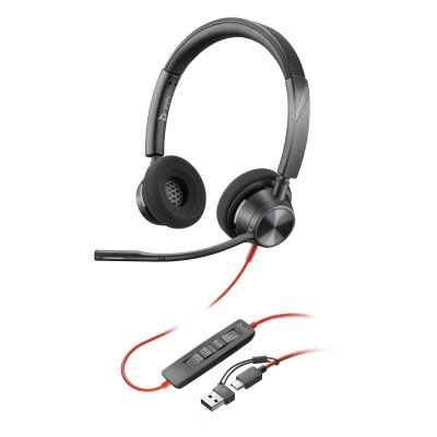 HP Poly BW 3320 Stereo USB-C HS +USB-C/A HP Poly BW 3320 Stereo USB-C HS +USB-C/A