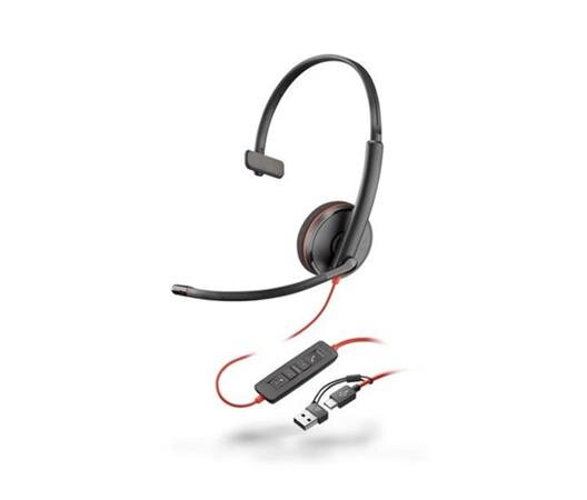 HP Poly BW 3210 Mono USB-C HS +USB-C/A HP Poly BW 3210 Mono USB-C HS +USB-C/A