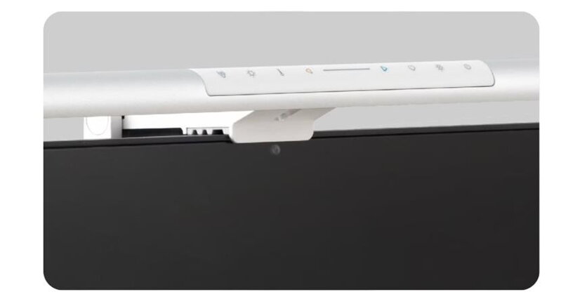 BenQ ScreenBar Pro Black | LED lampa na monitor, 5 funkci, USB-C, zdroj, držak na web kameru,stříbrná