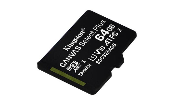 KINGSTON 64 microSDXC 100MB/s Read, UHS-I Speed Class, U1, V10, A1 (64GB) - bez adaptéru KINGSTON 64 microSDXC 100MB/s Read, UHS-I Speed Class, U1, V10, A1 (64GB) - bez adaptéru