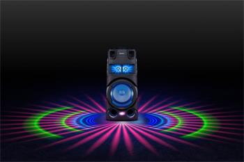 POŠKOZENÁ KRABICE SONY MHC-V73D Bezdrátový reproduktor se 360° zvukem basů