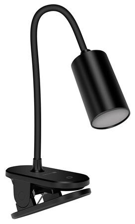 CONNECT IT CLIP 2 stolní Led lampička s klipem, baterie,USB-C, ČERNÁ CONNECT IT CLIP 2 stolní Led lampička s klipem, baterie,USB-C, ČERNÁ