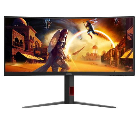 AOC LCD herní CU34G4 34" zakřivený VA/3440x1440@180Hz/0,5ms/300cd/2xHDMI/DP/Pivot/HAS/VESA AOC LCD herní CU34G4 34" zakřivený VA/3440x1440@180Hz/0,5ms/300cd/2xHDMI/DP/Pivot/HAS/VESA