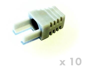 DATACOM Manžetka pro plug RJ45  šedá  (10ks)