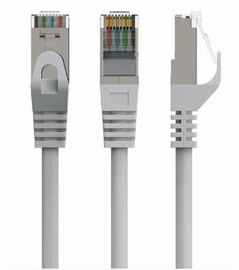 GEMBIRD PP6A-LSZHCU-20M – S/FTP Cat. 6A LSZH propojovací kabel, šedý, 20 m GEMBIRD PP6A-LSZHCU-20M – S/FTP Cat. 6A LSZH propojovací kabel, šedý, 20 m