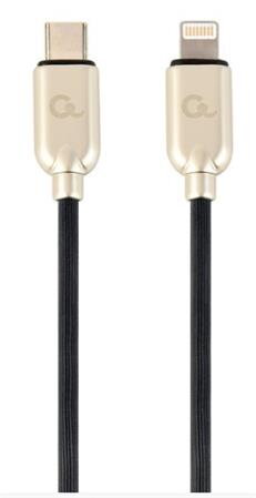 GEMBIRD USB Type-C na 8pinový nabíjecí a datový kabel, 1 m, černý GEMBIRD USB Type-C na 8pinový nabíjecí a datový kabel, 1 m, černý