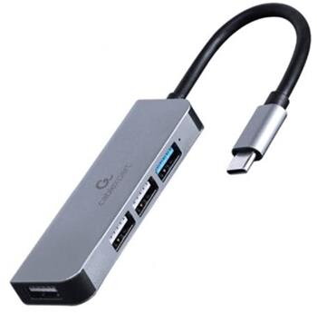 GEMBIRD 4portový USB hub s konektorem typu C – 1× USB 3.1 + 3× USB 2.0 GEMBIRD 4portový USB hub s konektorem typu C – 1× USB 3.1 + 3× USB 2.0