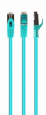 GEMBIRD S/FTP Cat. 6A LSZH patch cord zelený 1m GEMBIRD S/FTP Cat. 6A LSZH patch cord zelený 1m