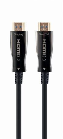Gembird Aktivní optický (AOC) Vysokorychlostní kabel HDMI s Ethernetem, černý, 30m Gembird Aktivní optický (AOC) Vysokorychlostní kabel HDMI s Ethernetem, černý, 30m