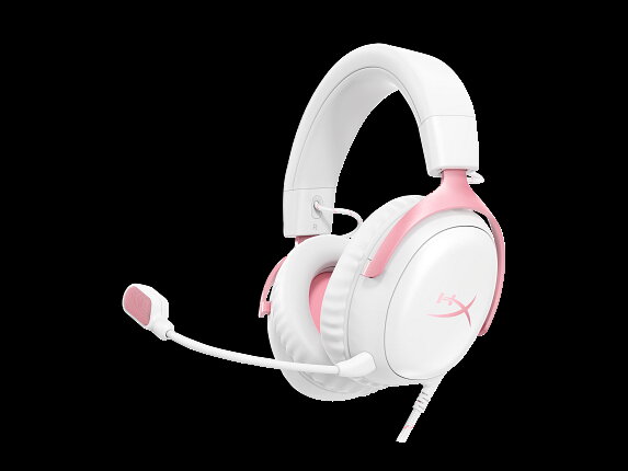 HP HyperX Cloud III WHT/PNK