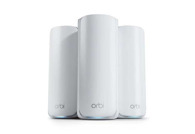 Netgear Orbi 770 Series Tri-Band WiFi 7 Mesh 3-pack (1 router + 2 satellites)