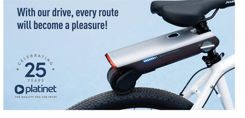 PLATINET E-BIKE BOOSTER, ELEKTRICKÝ POHON PRO KOLO, 200W, 25 KM/H, DOJEZD 50 KM, S APLIKACÍ