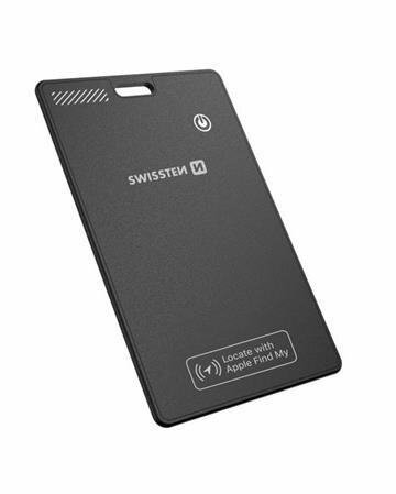 SWISSTEN FIND CARD CHYTRÝ LOKÁTOR S FUNKCÍ APPLE FIND MY ČERNÝ