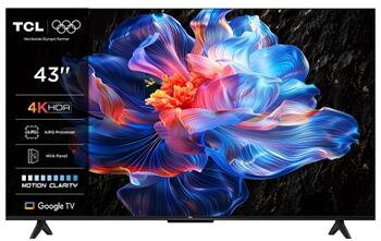 TCL 43P6K SMART TV 43" LED/4K UHD/Direct LED/3xHDMI/1xUSB/LAN/GoogleTV POŠKOZENÁ KRABICE
