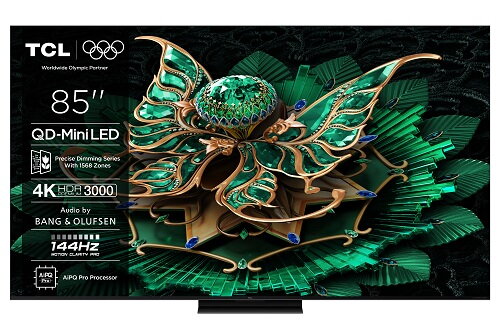TCL 85C7K SMART TV 85" QLED/4K UHD/Mini LED/144Hz/4xHDMI/USB/LAN/GoogleTV POŠKOZENÁ KRABICE