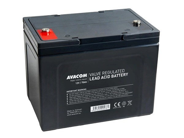 AVACOM baterie 12V 75Ah M6 DeepCycle (PBAV-12V075-M6AD)