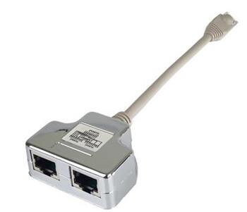 PremiumCord Modulární RJ45 distributor 2 porty 10/100Base T